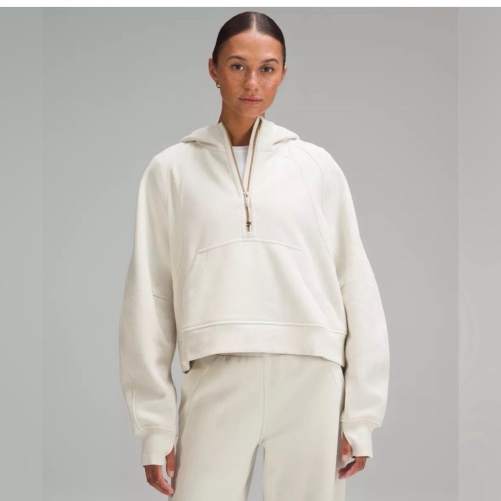 Lululemon cropped oversized scuba hoodie